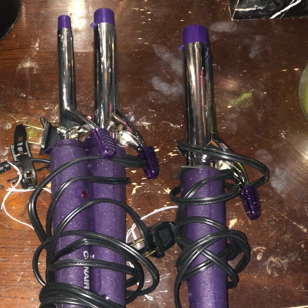 Curling iron- Conair 3 pack